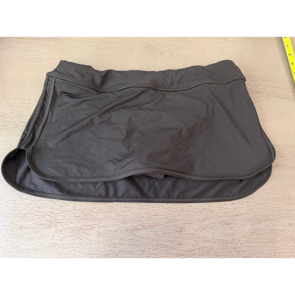 Athleta Swim Skirt Black Built-in Brief Back Pocket Size XS TP Skort Bottoms